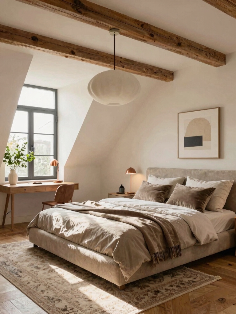 aesthetic attic bedroom inspiration
