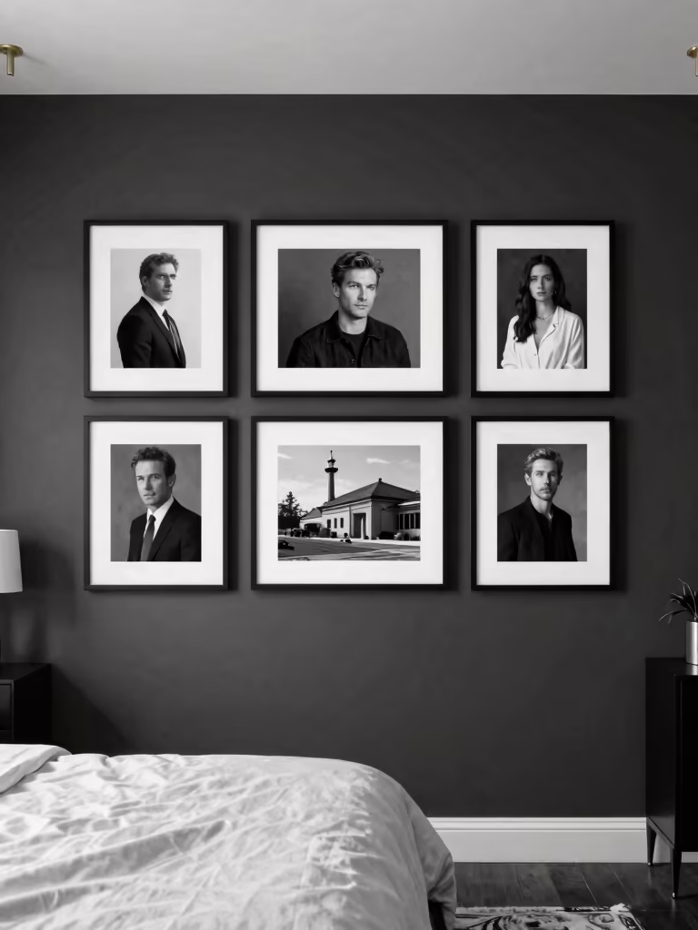 aesthetic black and white decor
