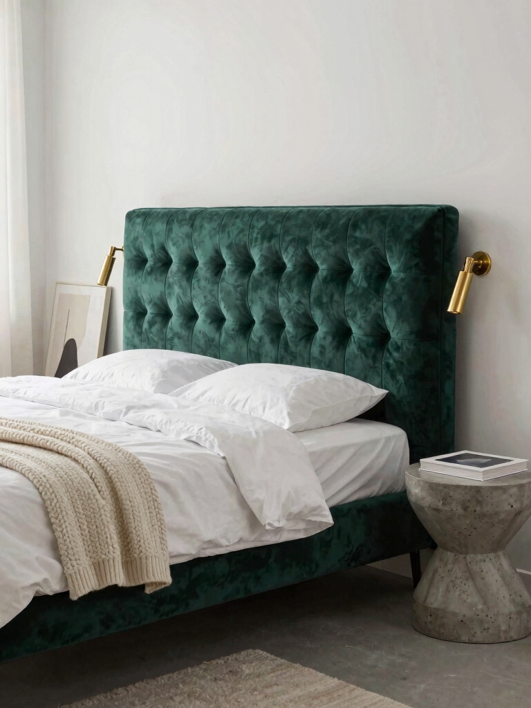 statement headboard for a bedroom