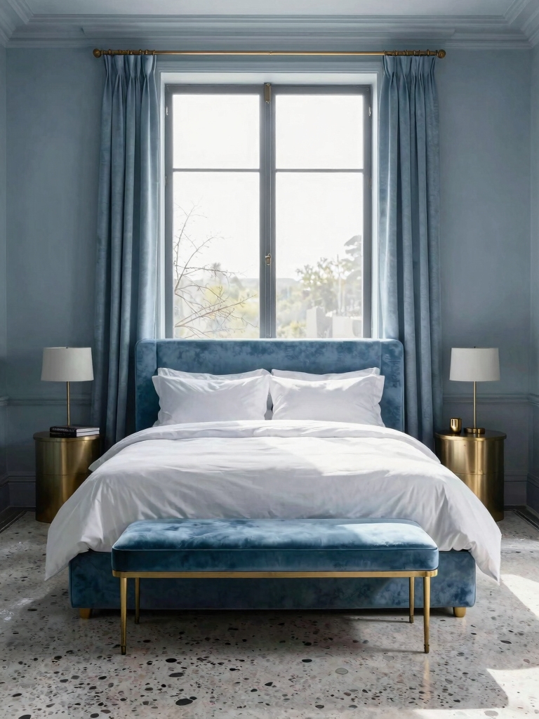 airy powder blues serenity