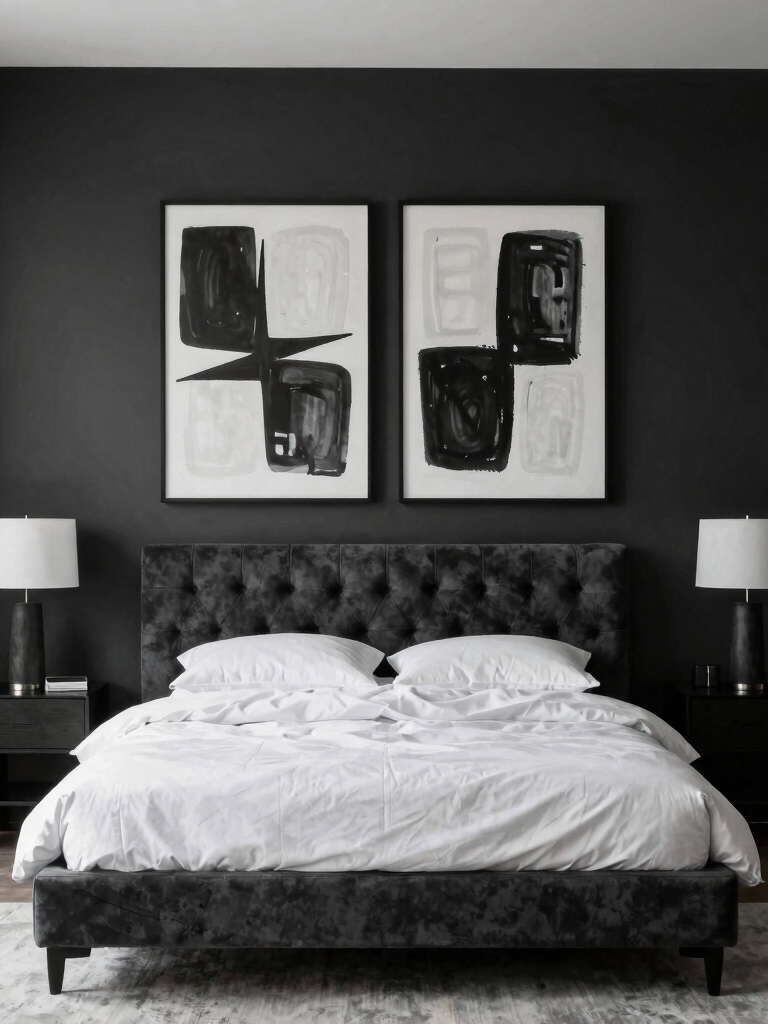 balanced black and white elegance