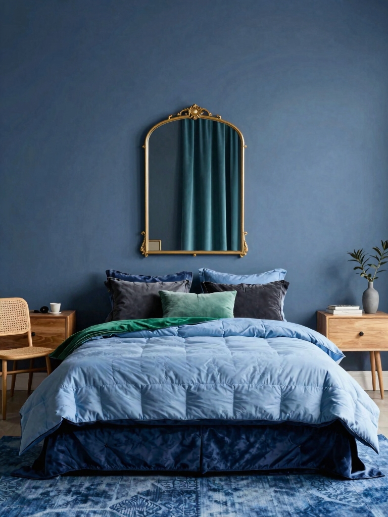 balanced blue layering techniques