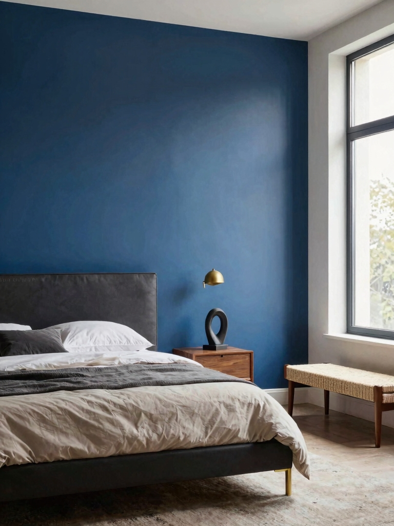 balanced blue wall selection