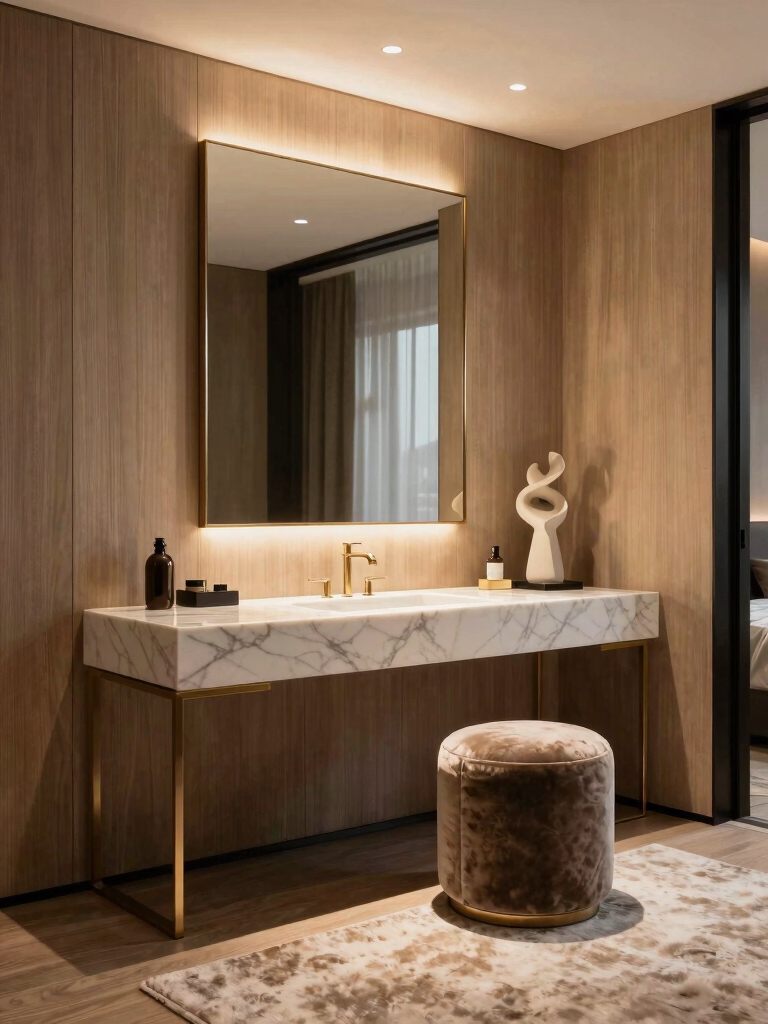 balanced layered bedroom lighting
