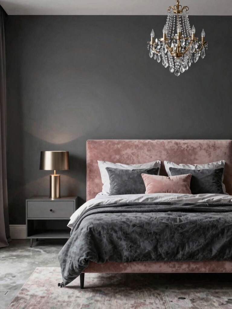 balancing charcoal with blush