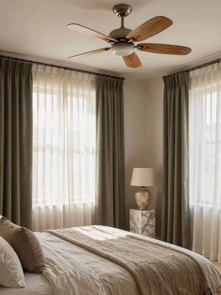 bedroom fan decor tips