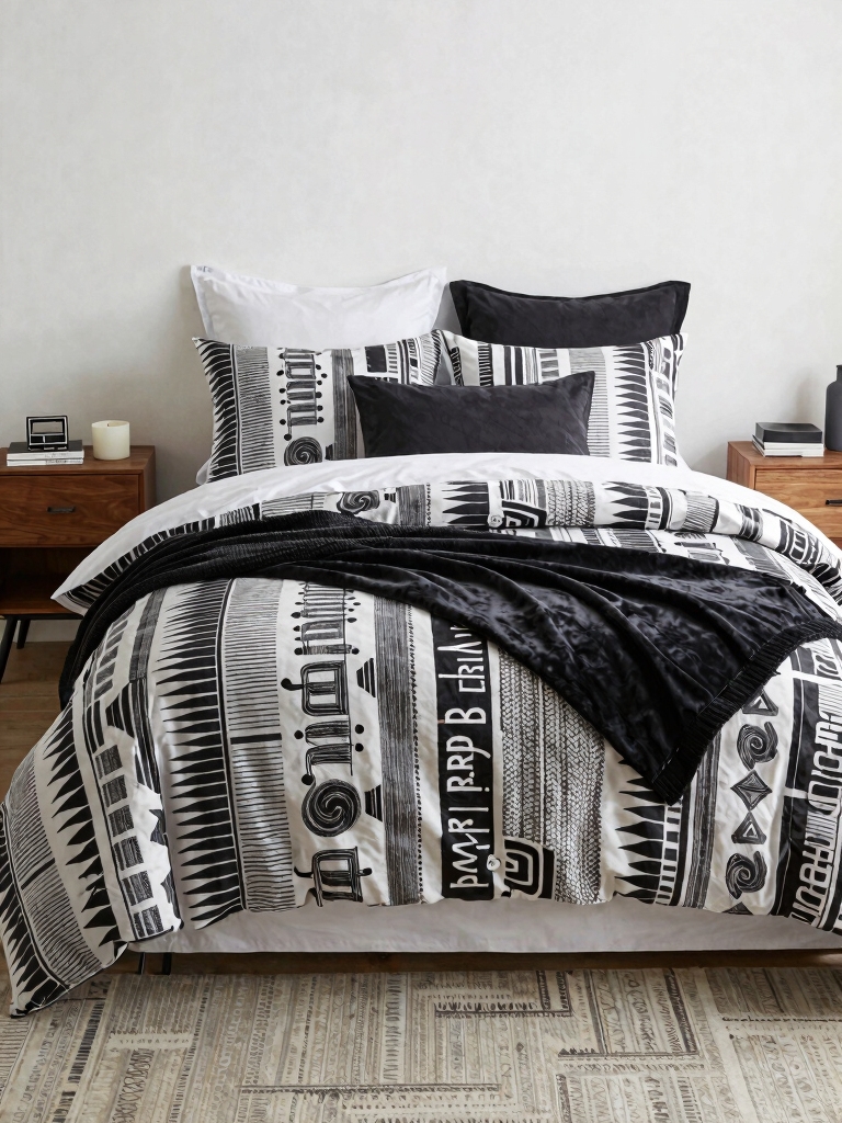 bold graphics cozy textures