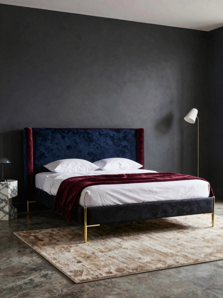 bold masculine bedroom palettes