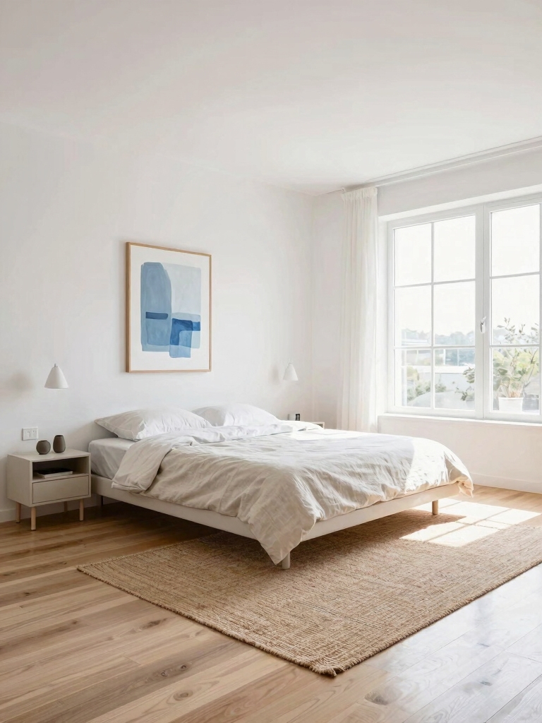 bright colors enhance space