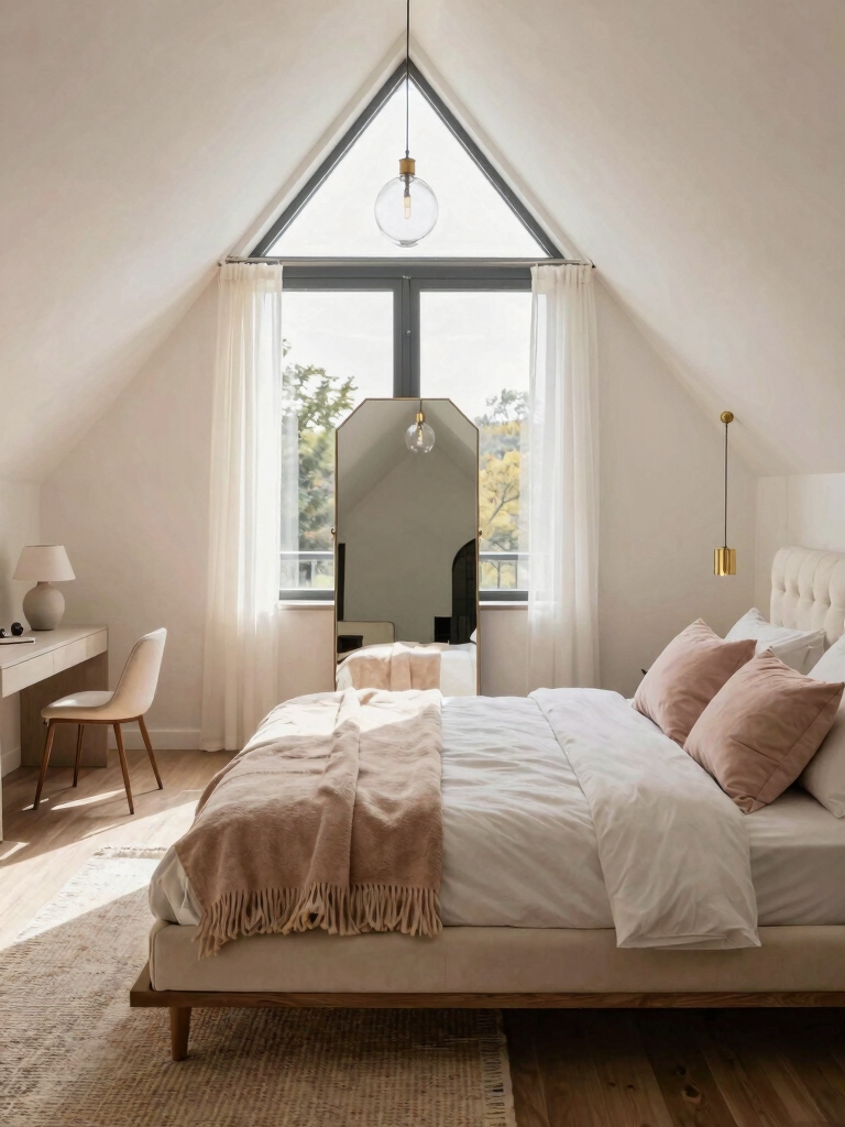 brighten attic with smart styling