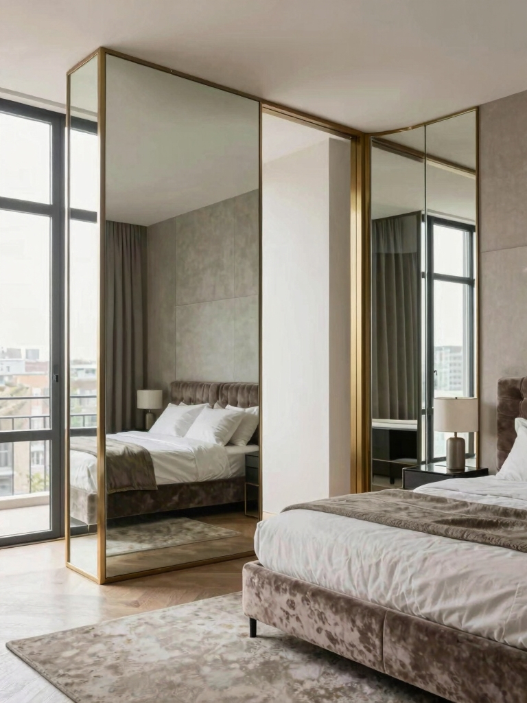 brighten space with mirrors
