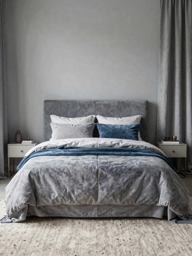 calm blue bedroom selection