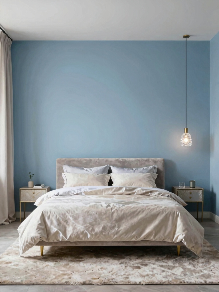 calm blue simple elegance