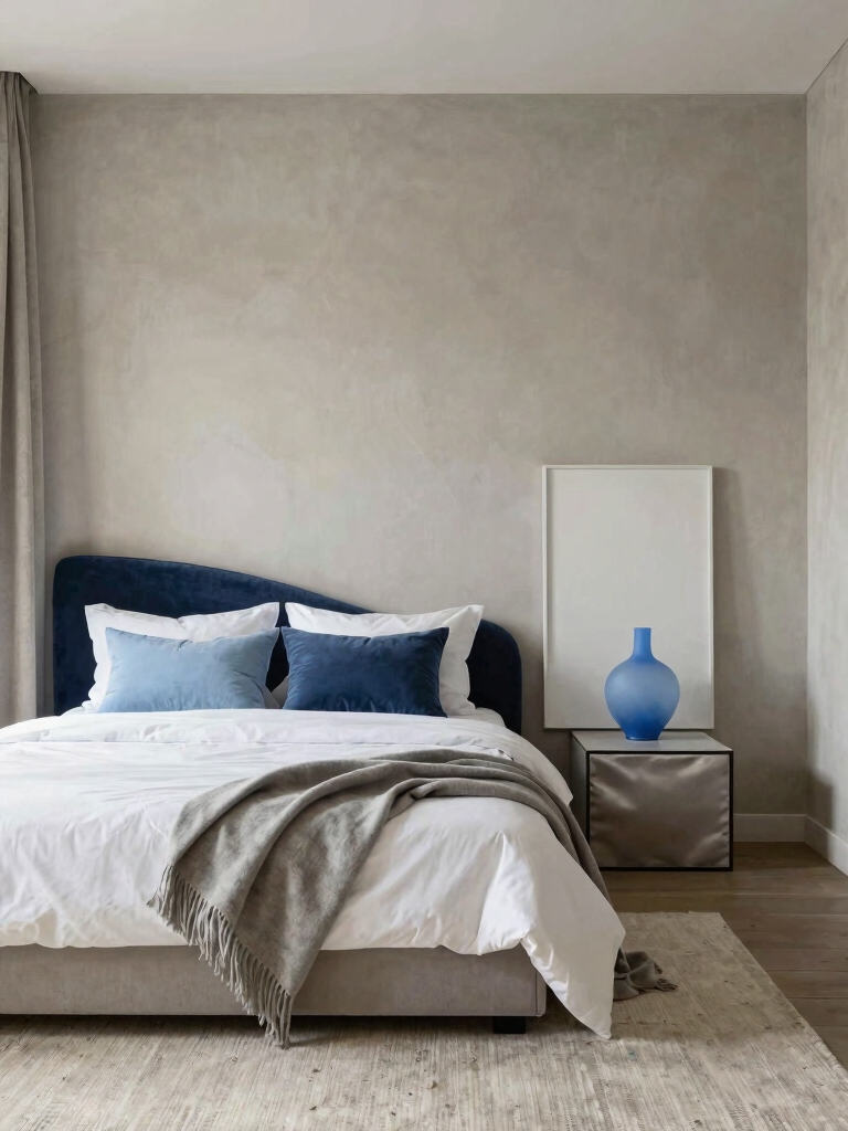 calm blue with neutrals