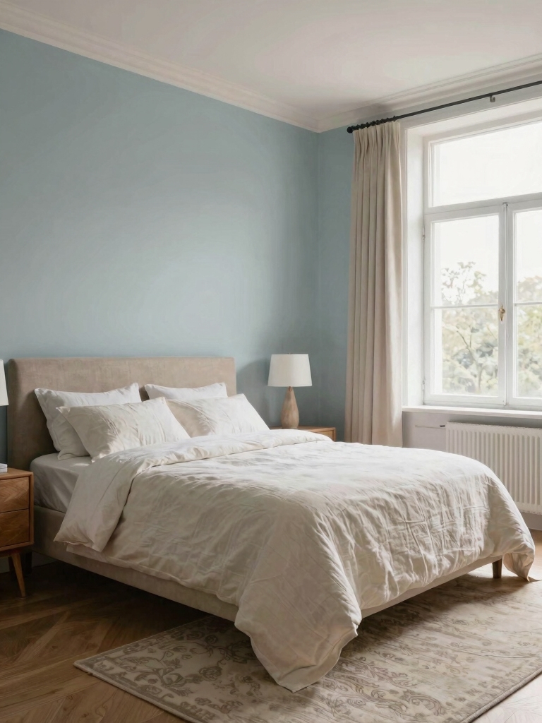 calm colors enhance spaciousness