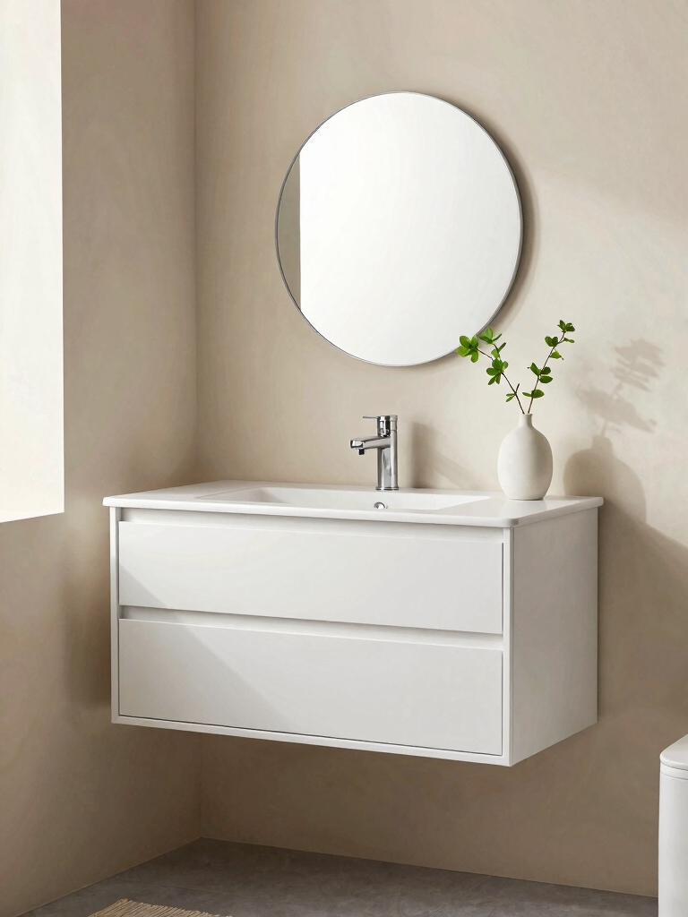 calm functional small vanity