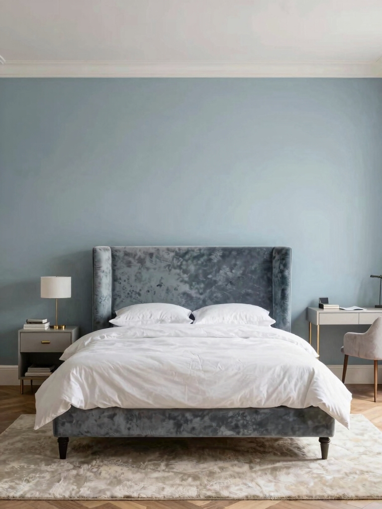 calm inviting blue tones