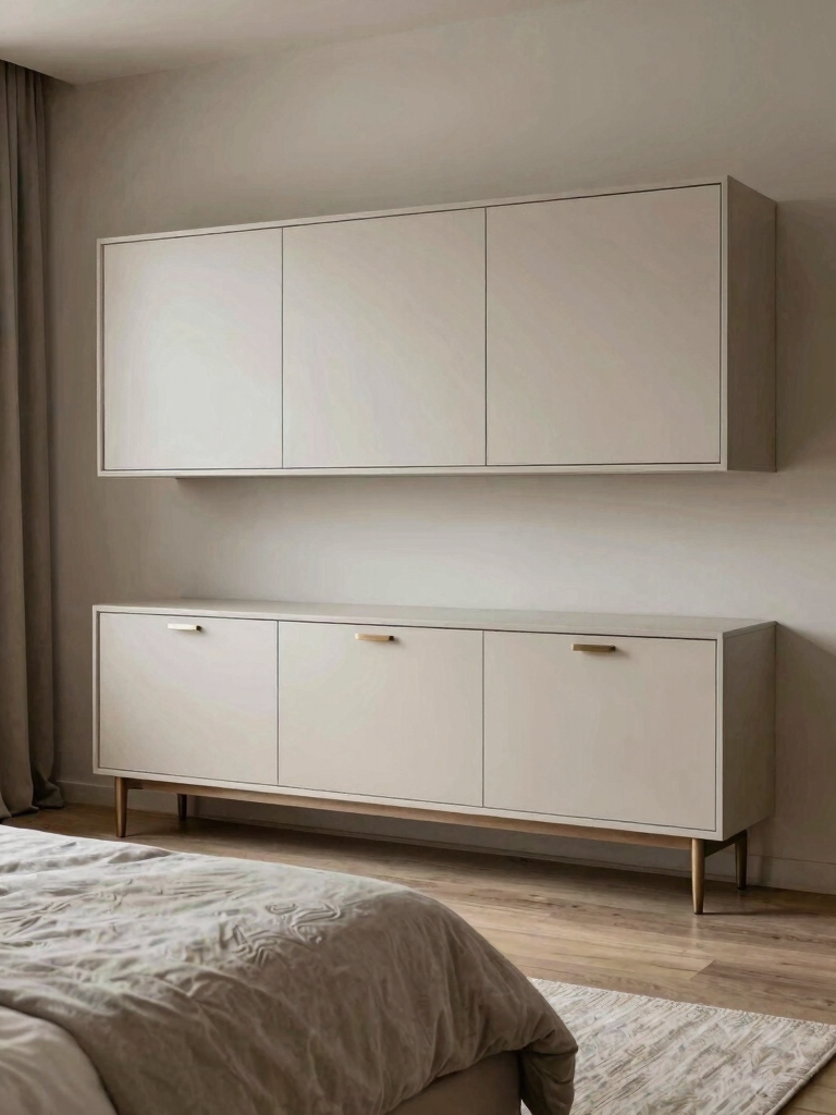 calm minimalist cabinet styles