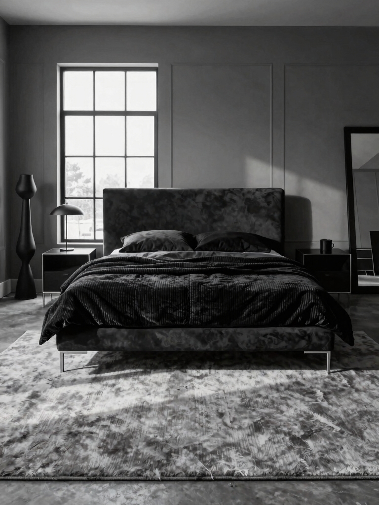 calm sophistication with contrast