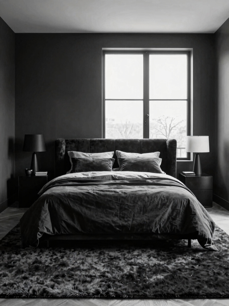 calm tactile charcoal elegance