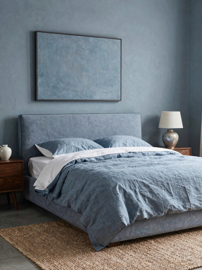 calming dusty blue aesthetic