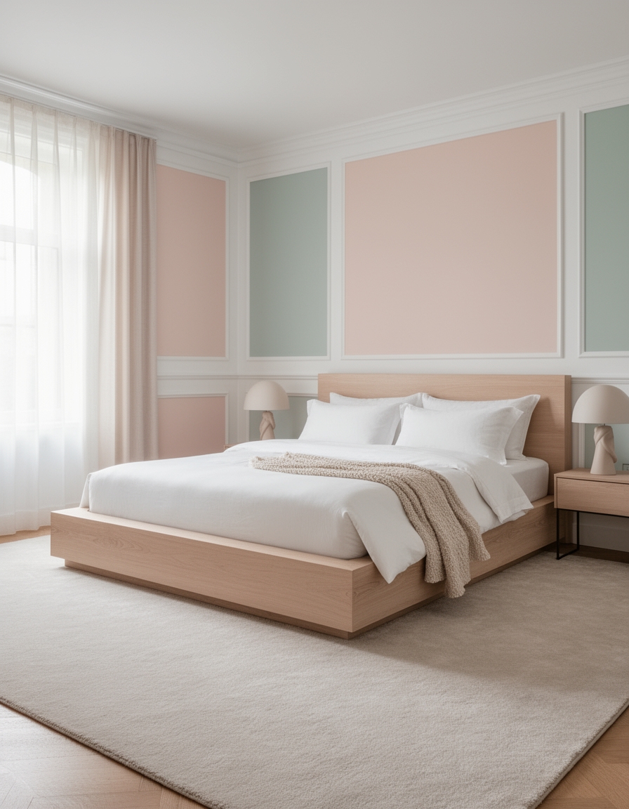 calming soft pastel hues