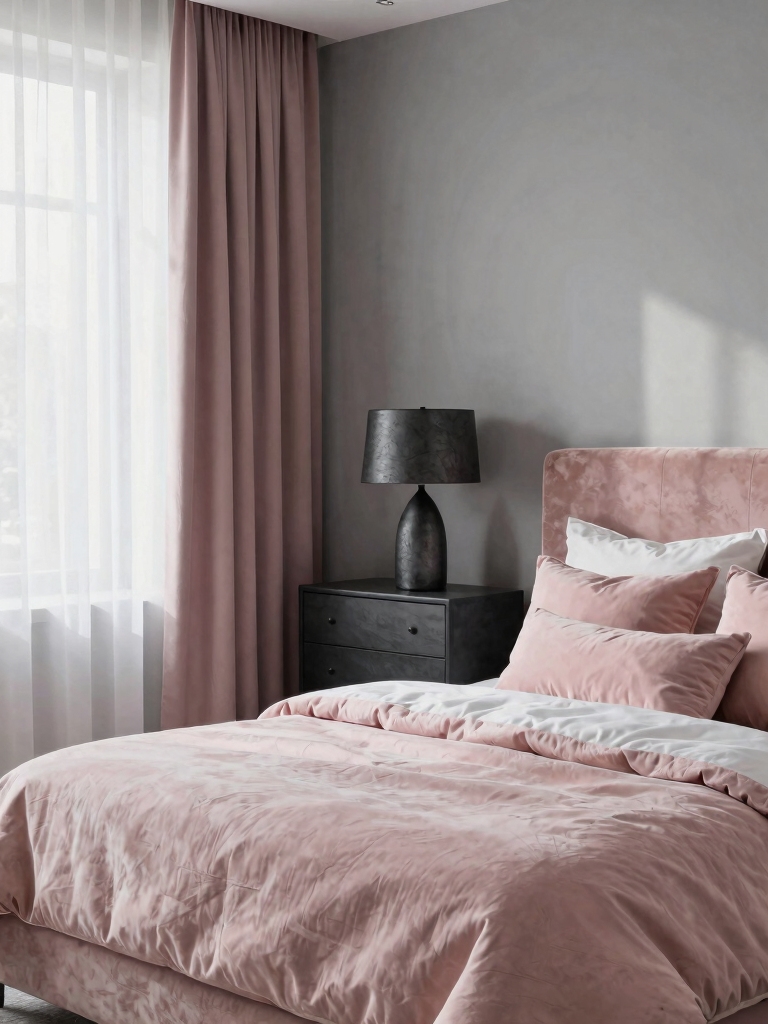 charcoal accents with warmth