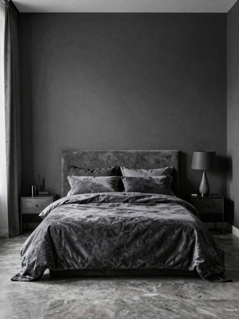 charcoal calm elegant atmosphere