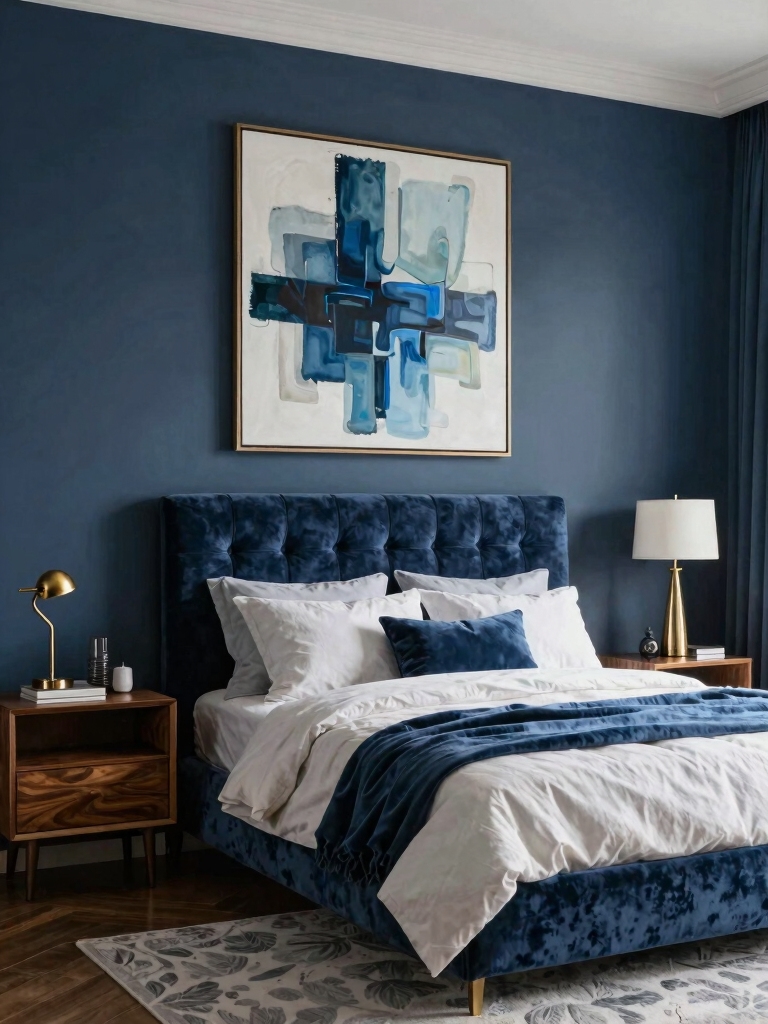 charming blue bedroom designs
