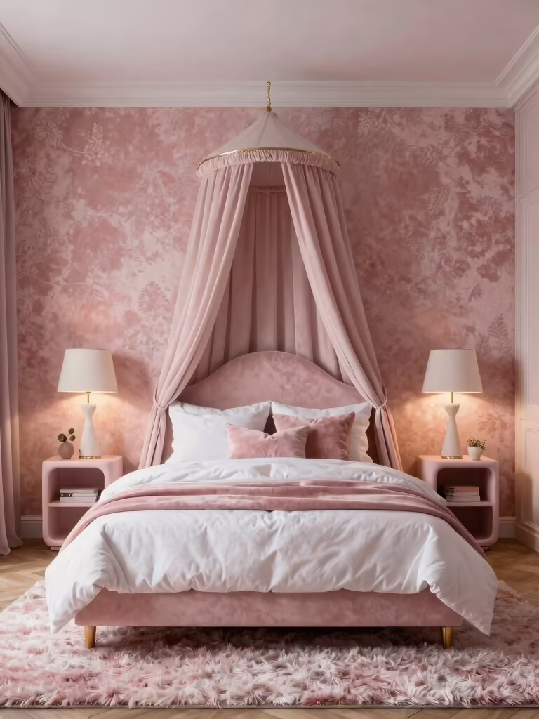 charming pink kids bedrooms