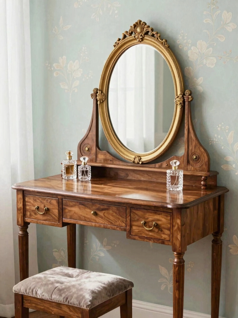 charming retro vanity reflections