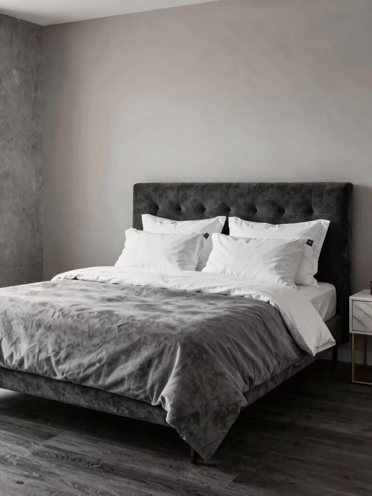 chic monochrome bedroom trends
