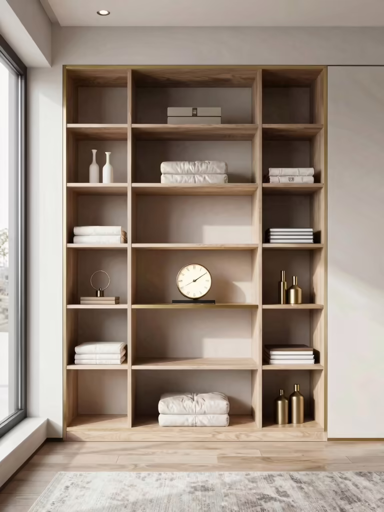 clever bedroom shelf solutions