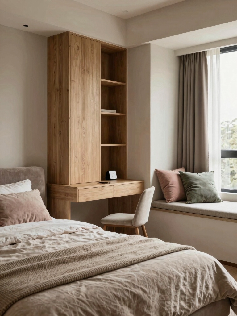 clutter free calm living space