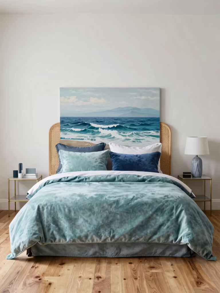 coastal themed bedroom inspiration