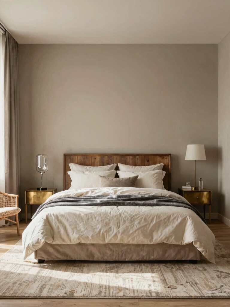 cohesive all season bedroom palette