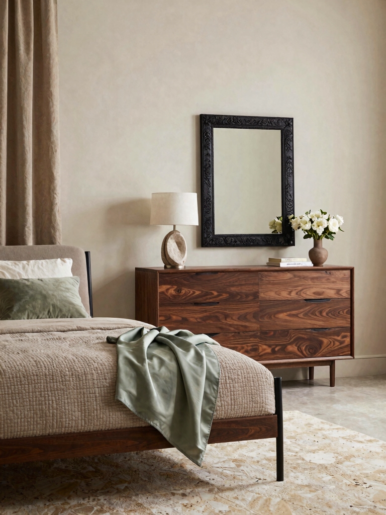 cohesive bedroom color palette