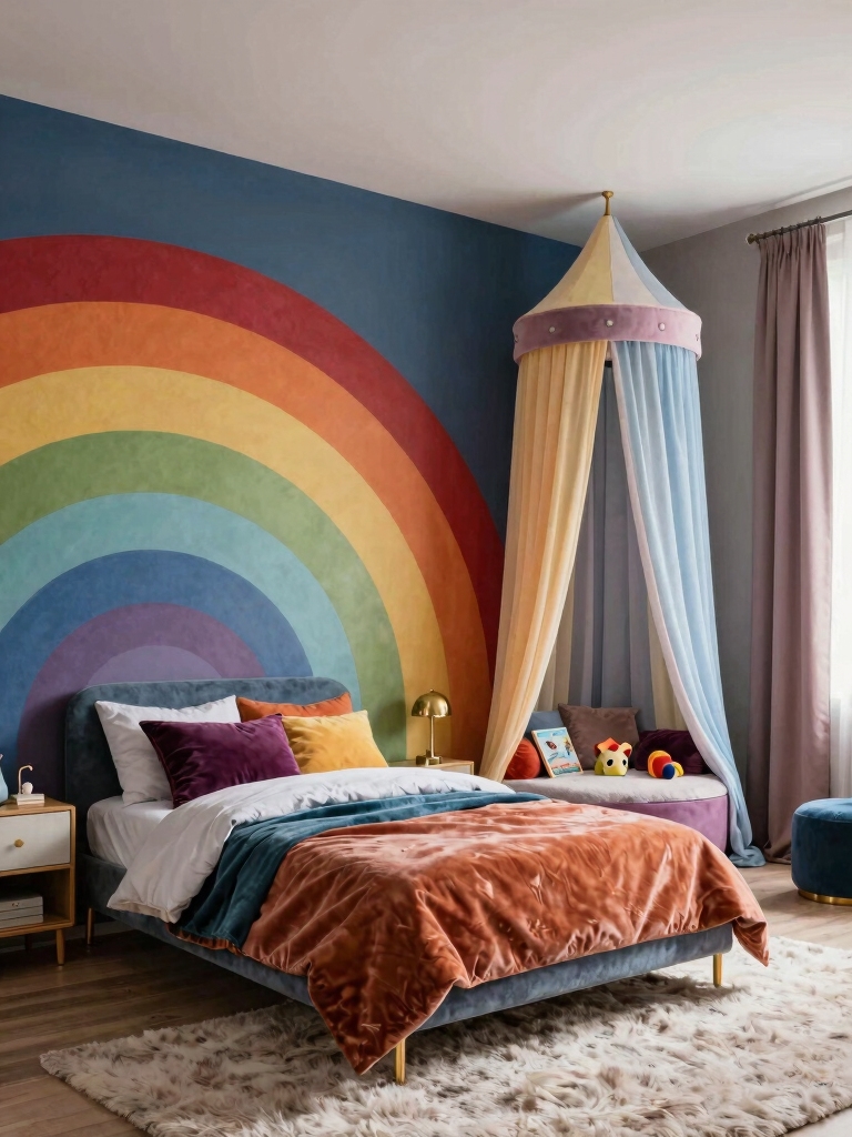 colorful imaginative kids spaces