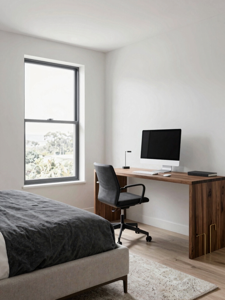 comfortable functional guest office