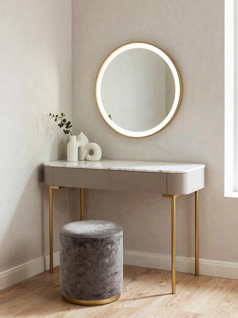 compact corner vanity solutions