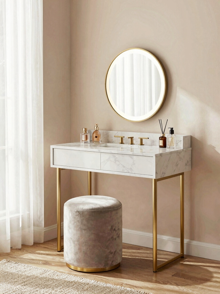 compact vanity for small spaces