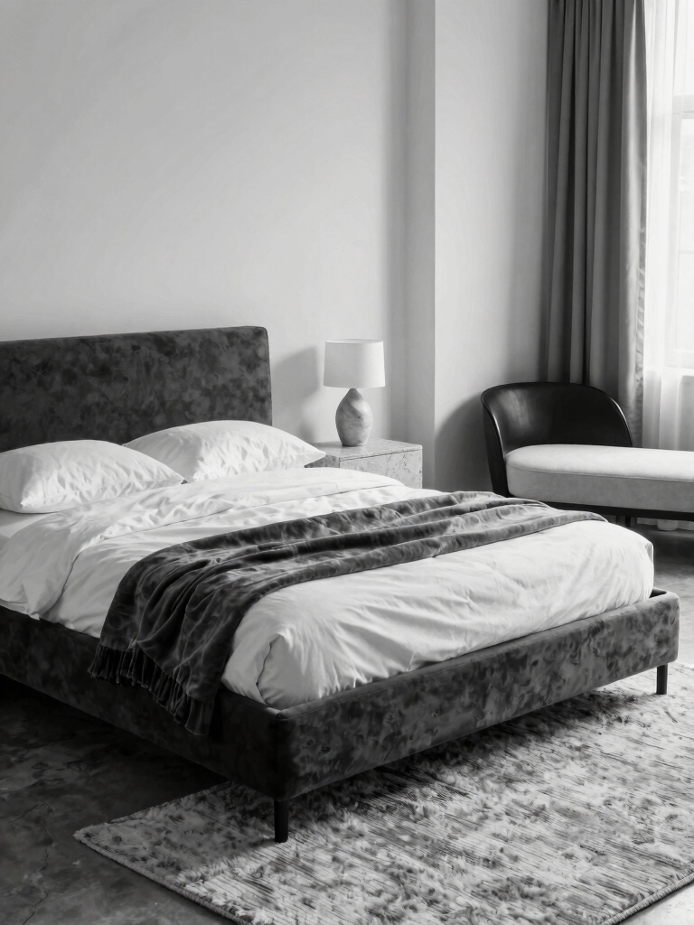 cozy black and white design essentials