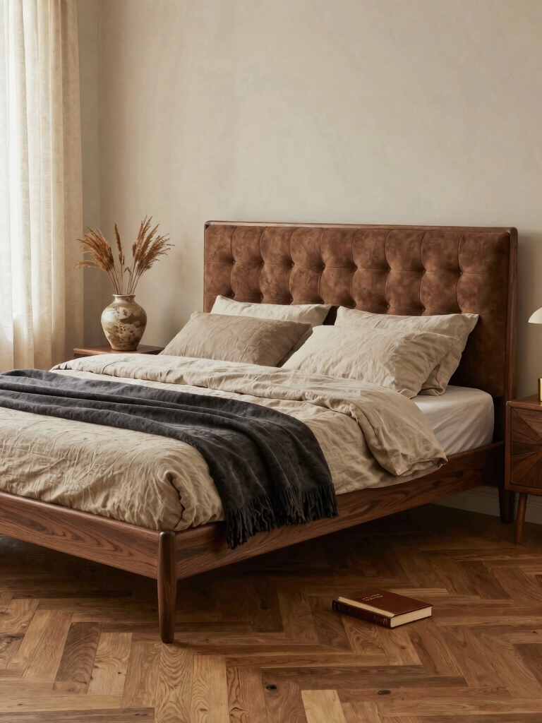 cozy earthy brown interiors