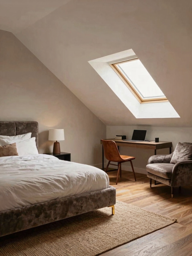 cozy functional attic zones