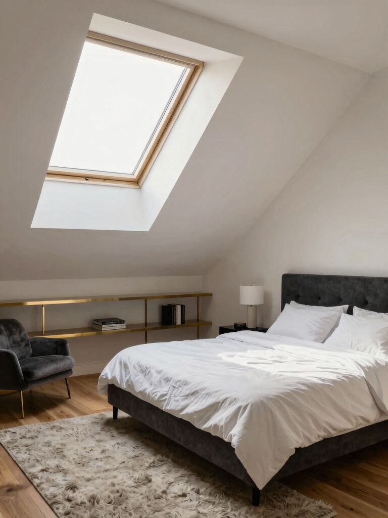 cozy intentional attic design