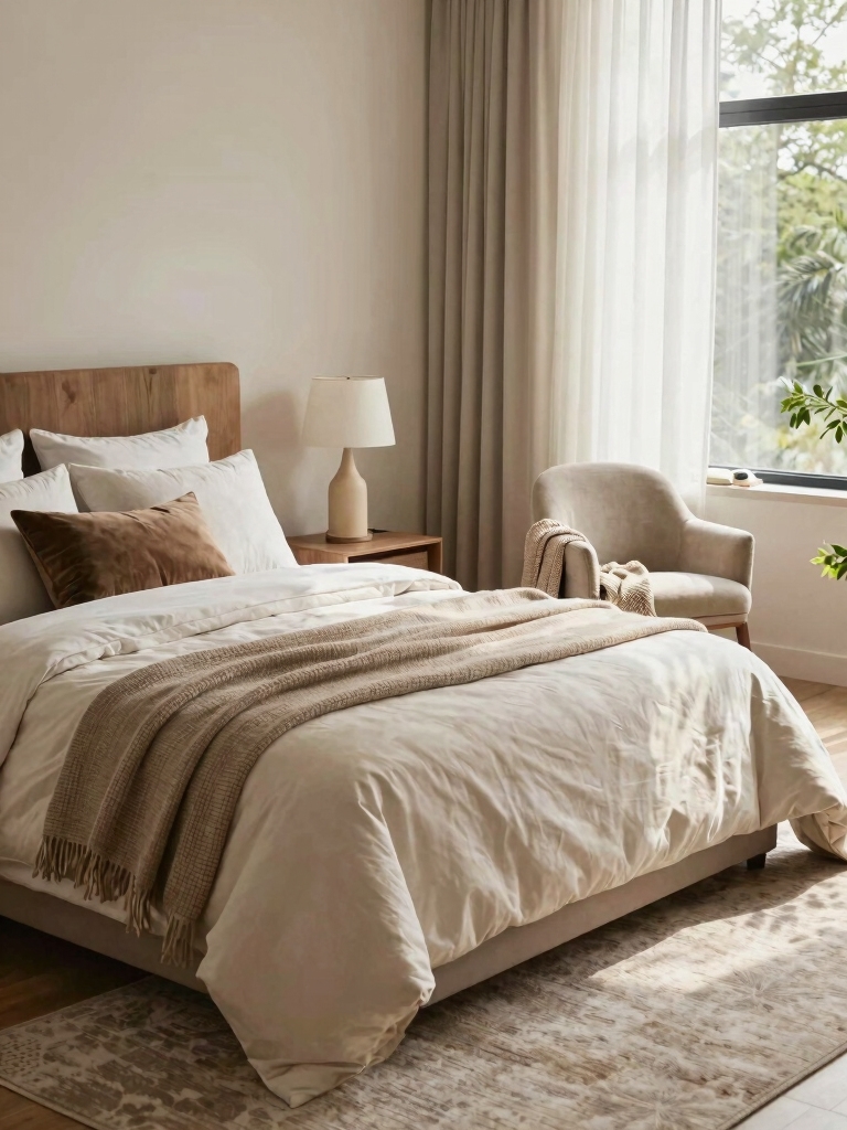 cozy intentional couple space