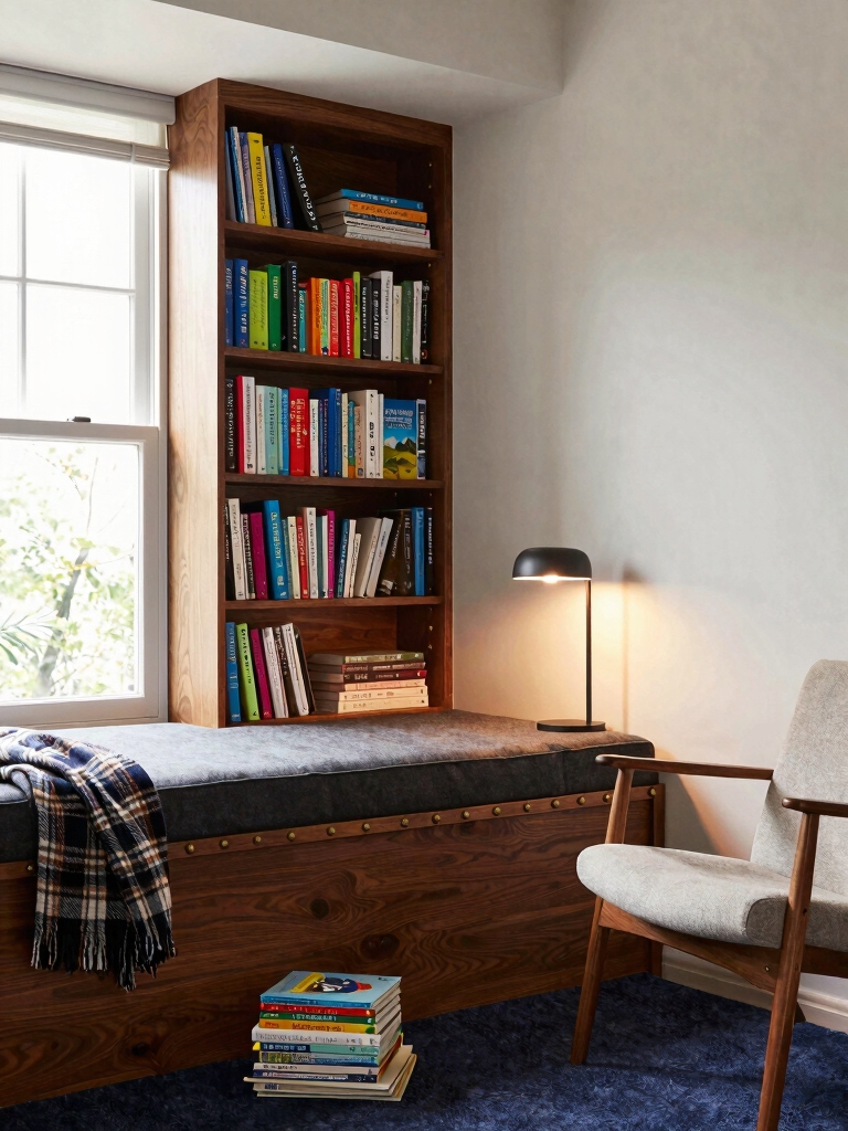 cozy inviting reading nook