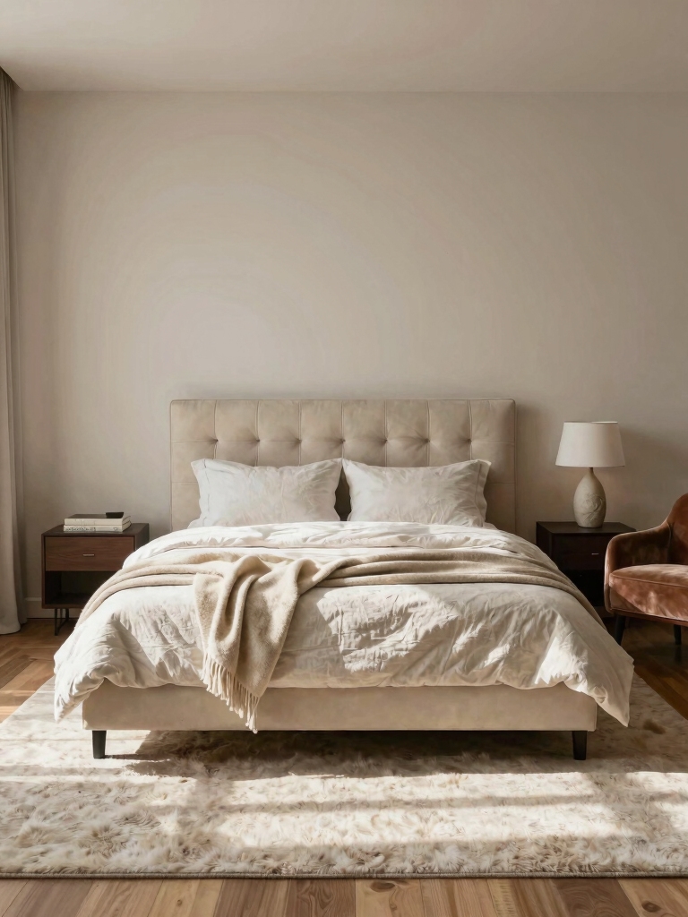 cozy layered inviting textures