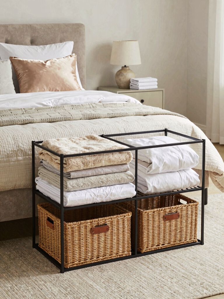 cozy linen storage solutions