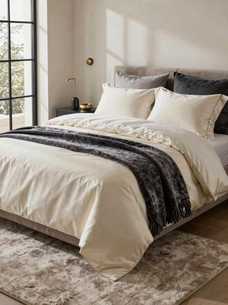 cozy luxe layered textures